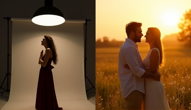 Sesja w plenerze czy w studio – co wybrać?